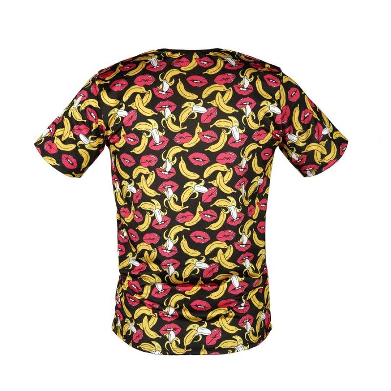 T-shirt banana bianca ANAIS MEN BANANA T-SHIRT S con stampa grafica, tessuto morbido e vestibilità comoda.