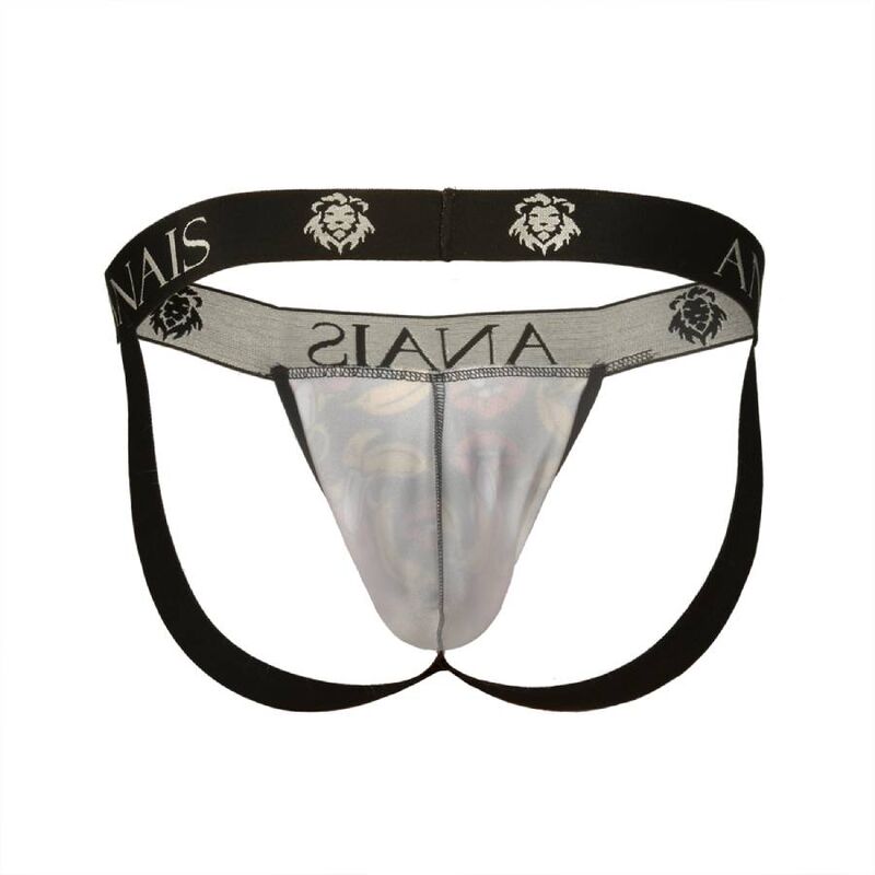 Slip sportivo ANAIS MEN JOCK in taglia S, con design a jock strap e colore banana, mostrato in dettaglio sull'immagine.