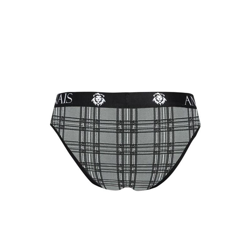 Slip balanciere ANAIS MEN SLIP & THONG, modello L, in tessuto nero con dettagli minimalisti, visibile in primo piano.