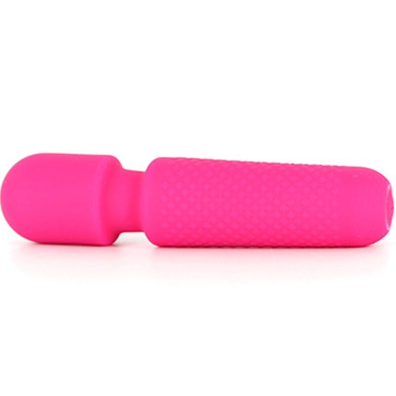 Massaggiatore e vibratore ricaricabile ARMONY con 10 modalità di vibrazione, bacchetta rosa, design elegante e funzionale.
