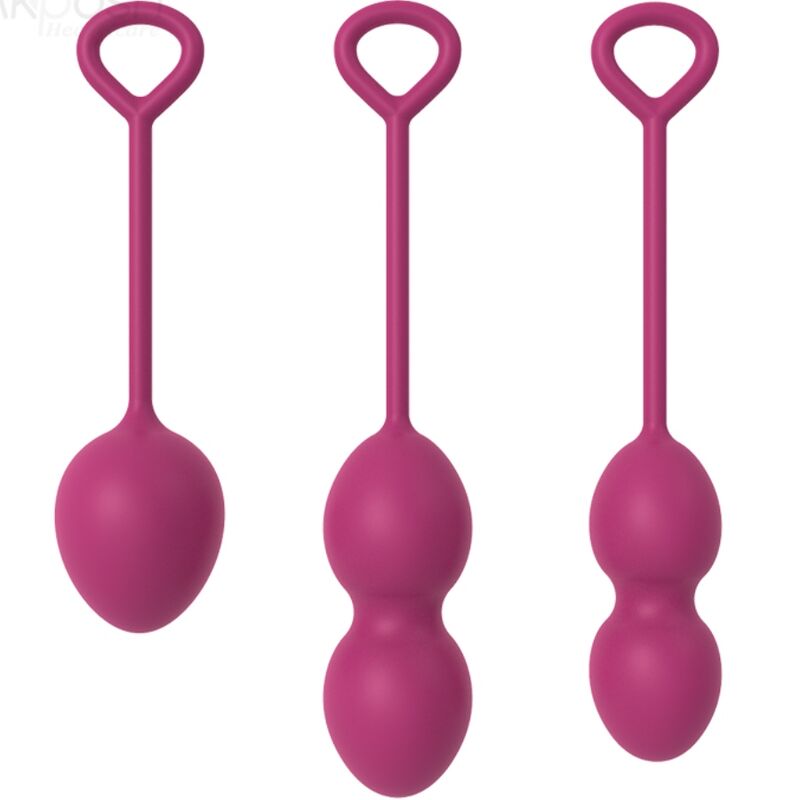 Manubri vaginali ARMONY ANABIOSIS a 3 livelli in colore Bordeaux, dispositivo di benessere intimo femminile, ARMONY WEARABLES