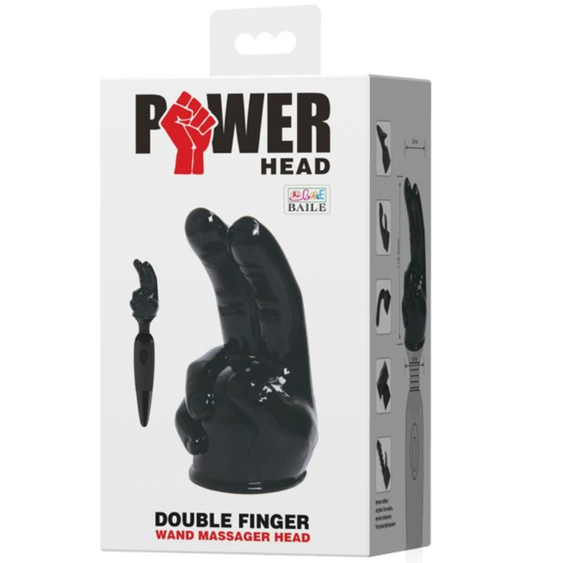 Testina intercambiabile per massaggiatore a mano BAILE POWER HEAD, accessorio di ricambio per massaggi efficaci e rilassanti.