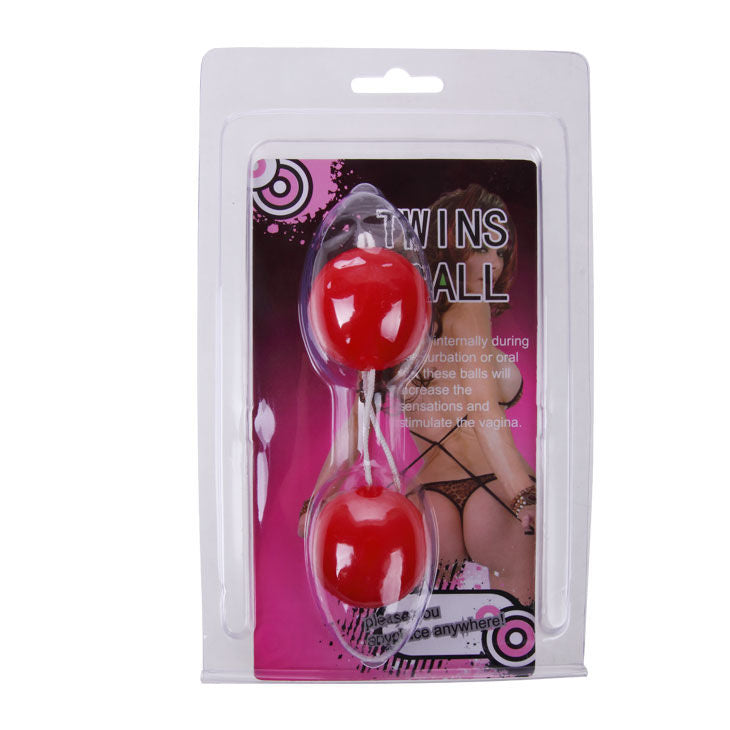 Sfere gemelle cinesi unisex BAILE Stimulating di colore lilla, sfere cinesi per esercizi di stimolazione e equilibrio.