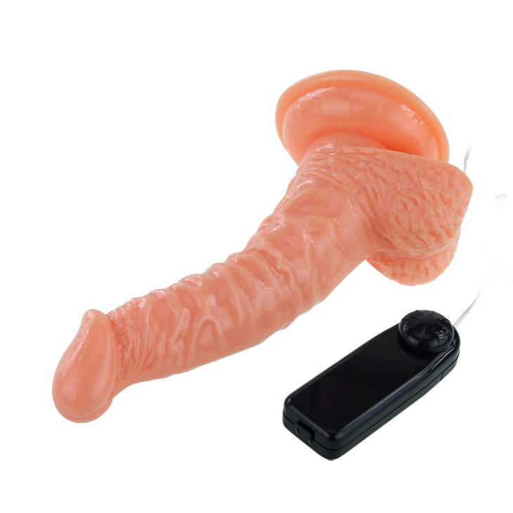 Rotatore del pene realistico BAILE Super Rota Dong, vibratore maschile con design dettagliato e texture realistica.