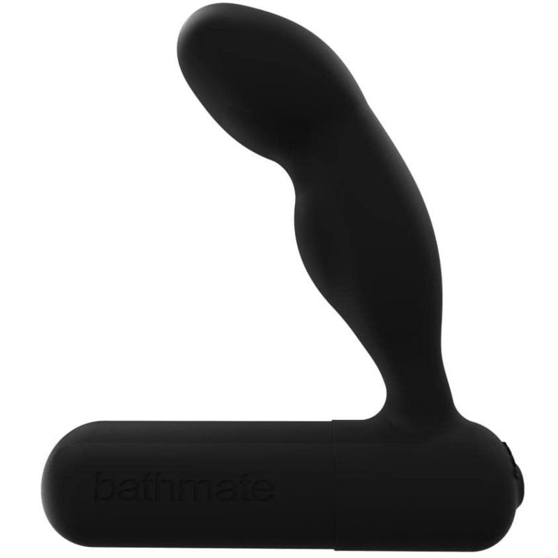 Massaggiatore prostatico e perineo Bathmate, dispositivo in silicone con design ergonomico per il benessere maschile.