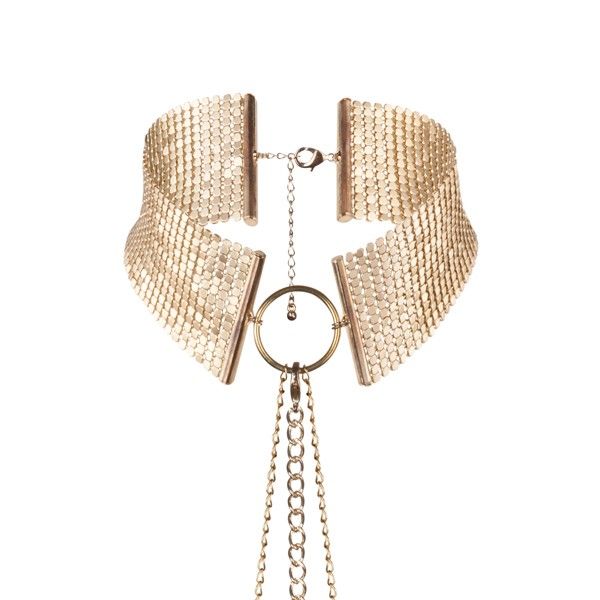 Collana metálica dorata BIJOUX DESIRE MÉTALLIQUE, elegante gioiello in metallo con finitura lucida e design moderno.