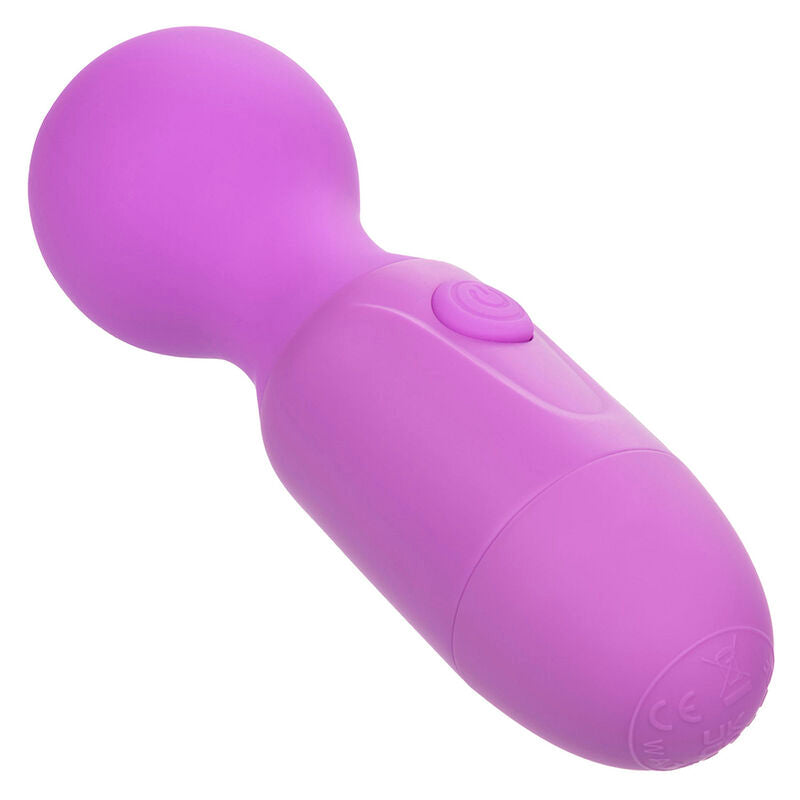 Massaggiatore ricaricabile Calexotics First Time con 10 vibrazioni, colore viola, visibile in primo piano.