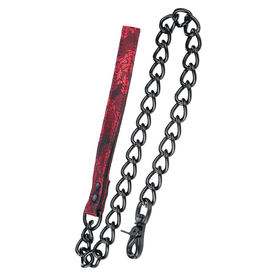 Cinturino metallico CALEXOTICS SCANDAL con manico, accessorio elegante e robusto per uso personale e intimo.