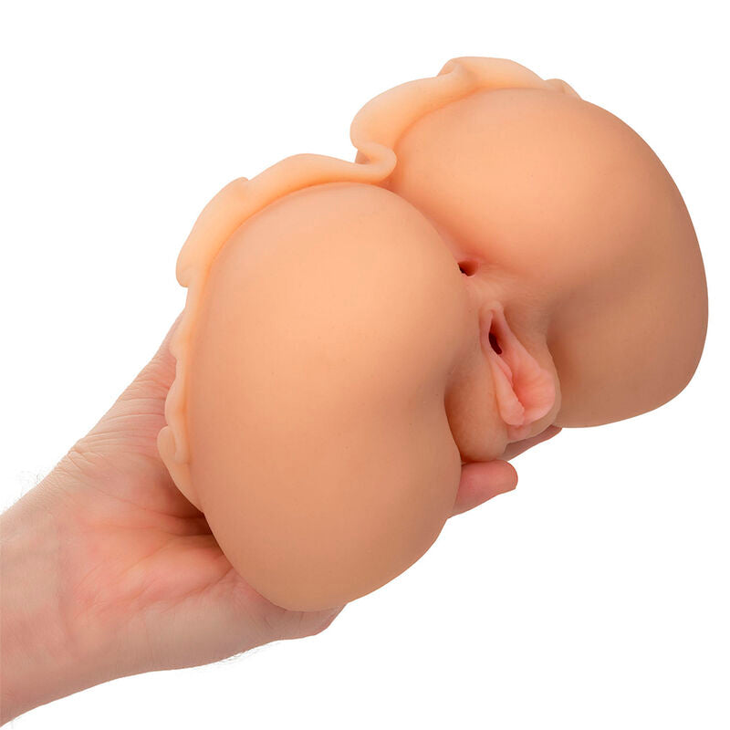 Masturbatore doppio realistico Calexotics The Peep Show Girl in materiale Flesh, dettagli realistici e texture morbida.