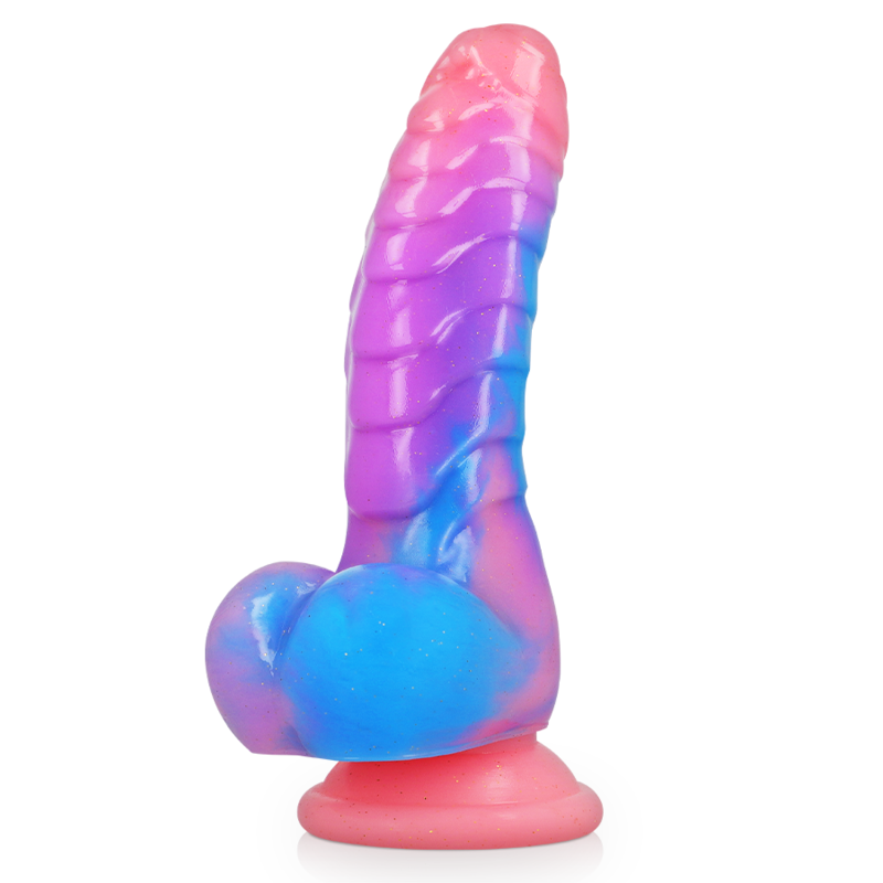 Dildo EPIC Empusa, guardian di Ade, in silicone nero con dettagli realistici e finitura liscia, ideale per il piacere personale.