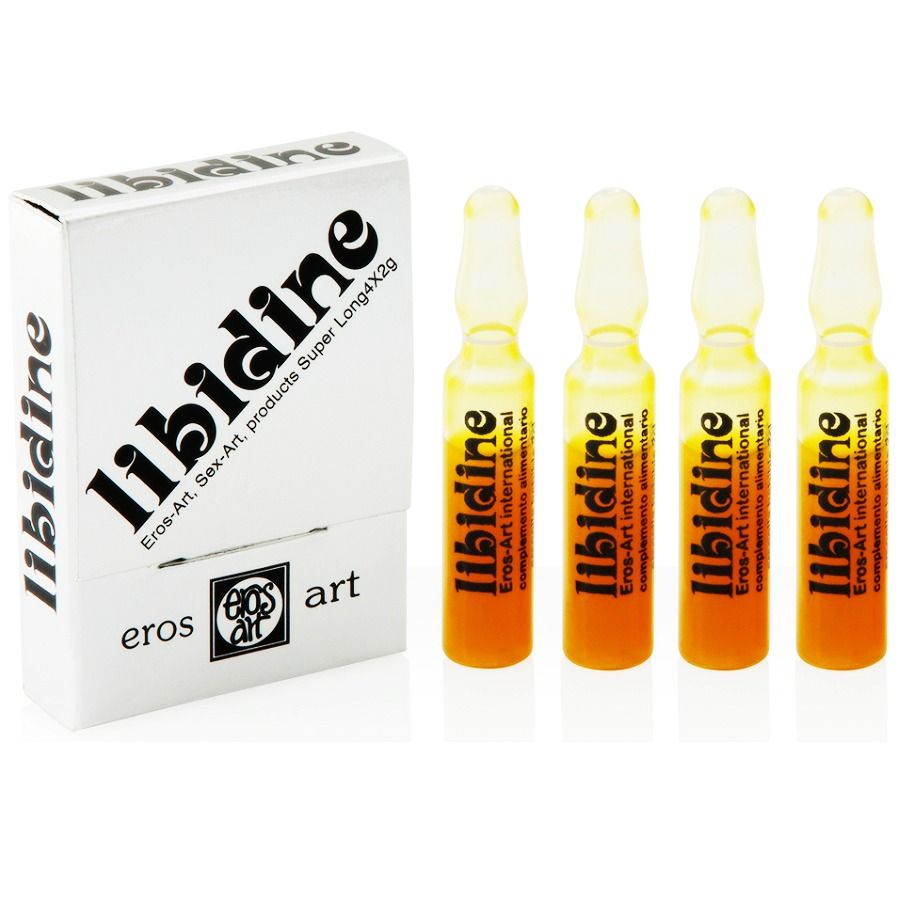 Integratore afrodisiaco naturale EROS-ART Libidine, confezione da 4 capsule, per migliorare la libido e il benessere sessuale