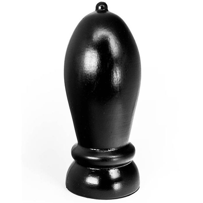 Plug anale HUNG SYSTEM rolling colore nero, lunghezza 24 cm, in silicone morbido e flessibile.