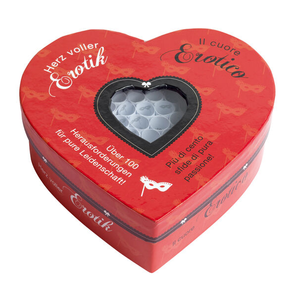 Cuore rosso erotico di TEASE&PLEASE, design elegante e dettagli sensuali, ideale per momenti di intimità e passione.