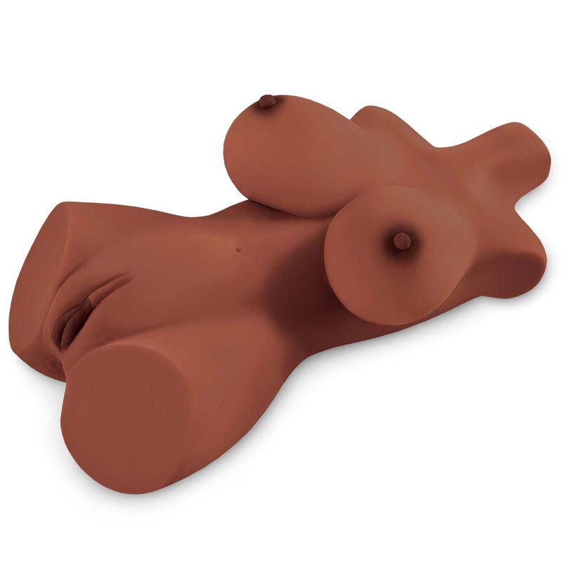 Torso perfetto PDX PLUS+ TORSO PERFECT 10 marrone, modello realistico per allenamento e dimostrazione.
