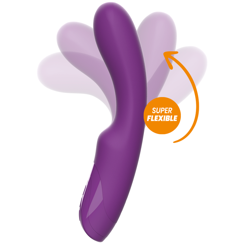 Vibratore flessibile REWOLUTION REWOCLASSY con design ergonomico e superficie liscia, ideale per piacere e stimolazione personale