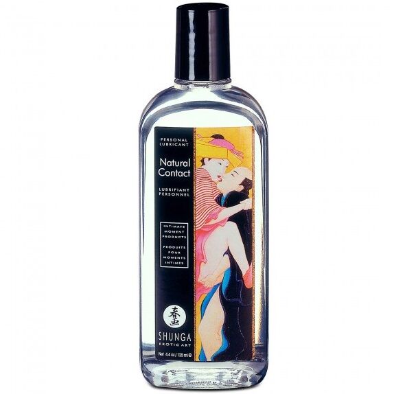 Lubrificante personale naturale Shunga contact in confezione con tubo, ideale per uso intimo e sensuale