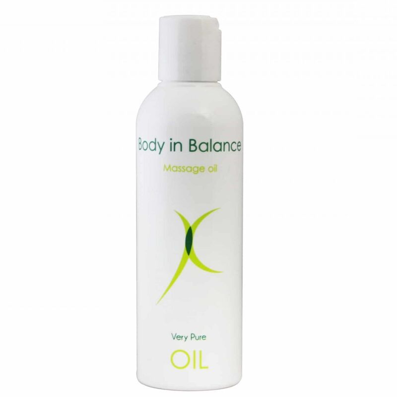 Olio intimo corpo BODY IN BALANCE in bottiglia da 200 ml, texture leggera e idratante per l'equilibrio della pelle