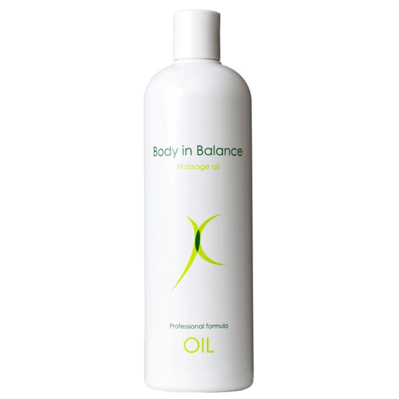 Olio intimo corpo Body in Balance in bottiglia da 500 ml, liquido idratante e equilibrante per la cura della pelle sensibile