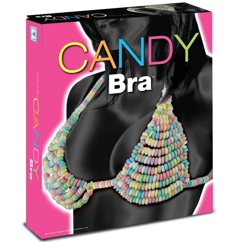 Reggiseno Candy di Spencer & Fleetwood, sottile e colorato, con dettagli raffinati e tessuto morbido, visibile in primo piano.