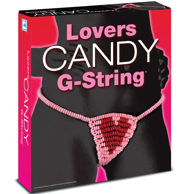 Perizoma donna Candy Lovers di Spencer & Fleetwood, tessuto rosa con dettagli in pizzo e finiture eleganti.