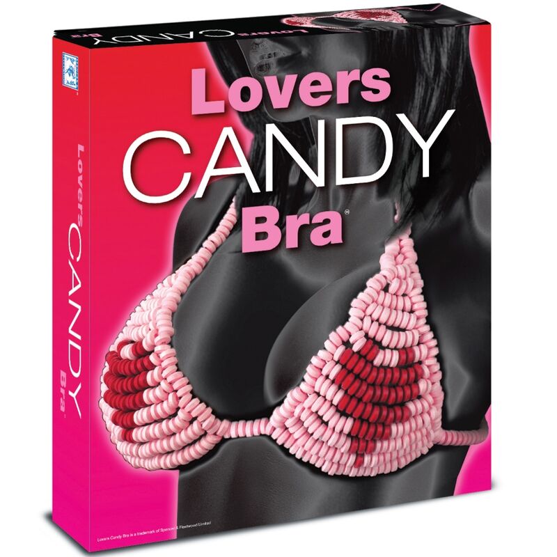 Reggiseno Candy Lovers di Spencer & Fleetwood, con dettagli colorati e morbidi tessuti, mostrato in primo piano.