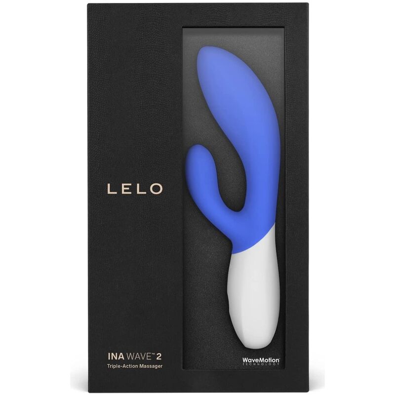 Vibratore LELO INA WAVE 2 Luxury con movimento speciale, design elegante e dettagli in stile cielo della California.
