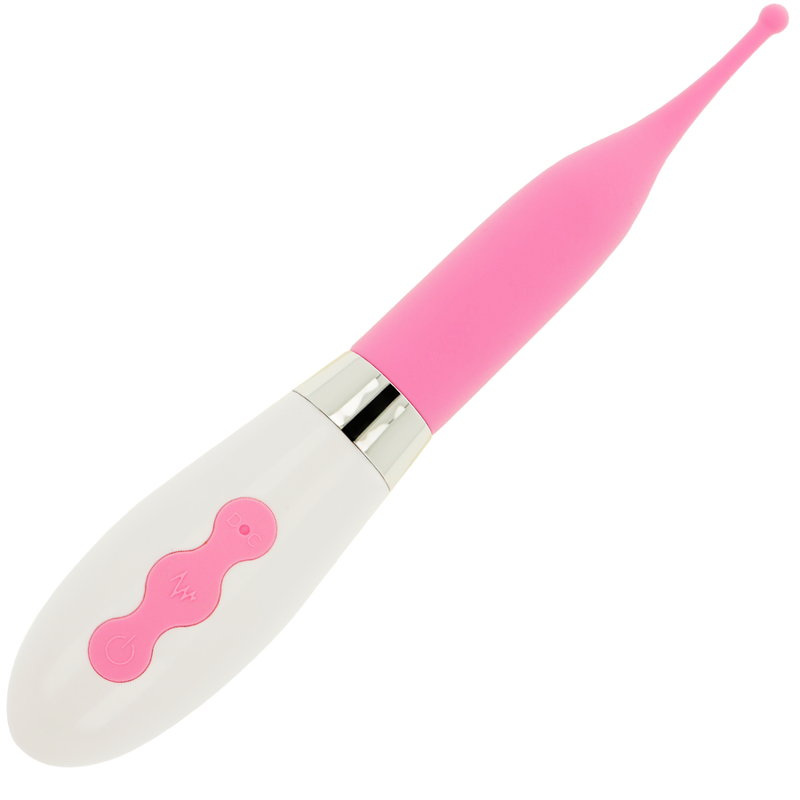Stimolatore clitoride ricaricabile OHMAMA STIMULATING con 10 modalità di vibrazione, mostrato in primo piano.
