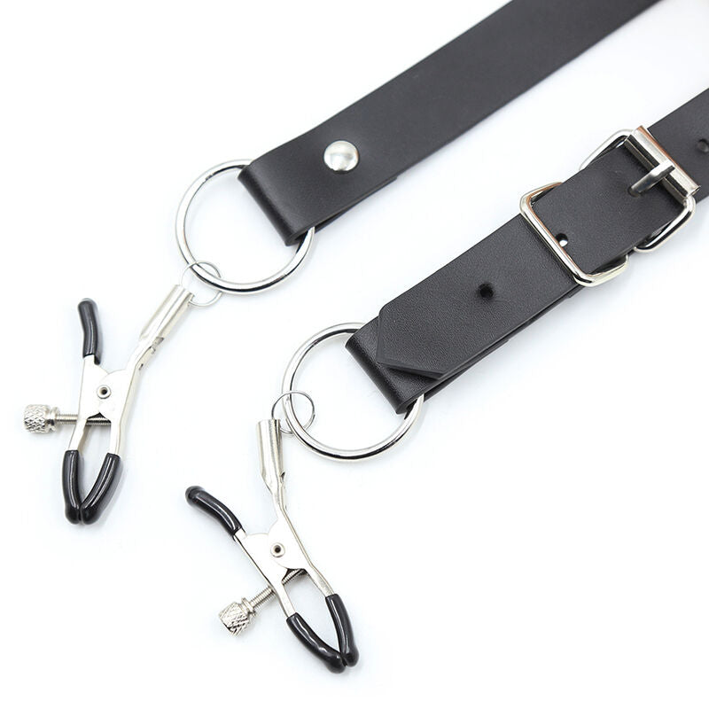 OHMAMA FETISH - CLIT CLAMPS WITH LEG STRAPS