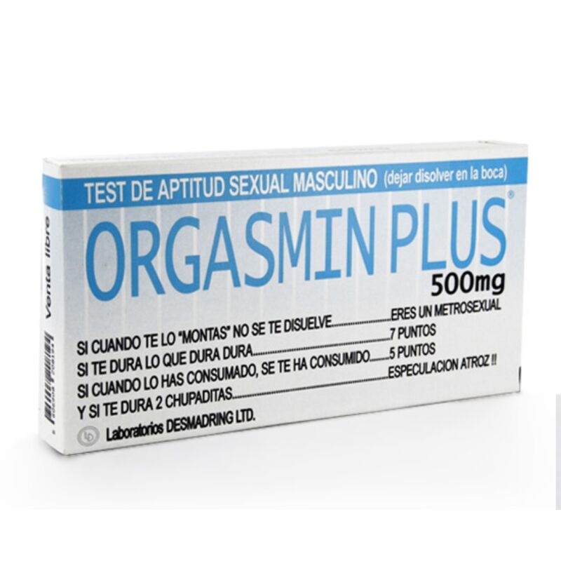 Scatola di caramelle maschili Diablo Goloso Orgasm Plus, confezione con caramelle colorate e confezionate in modo accattivante