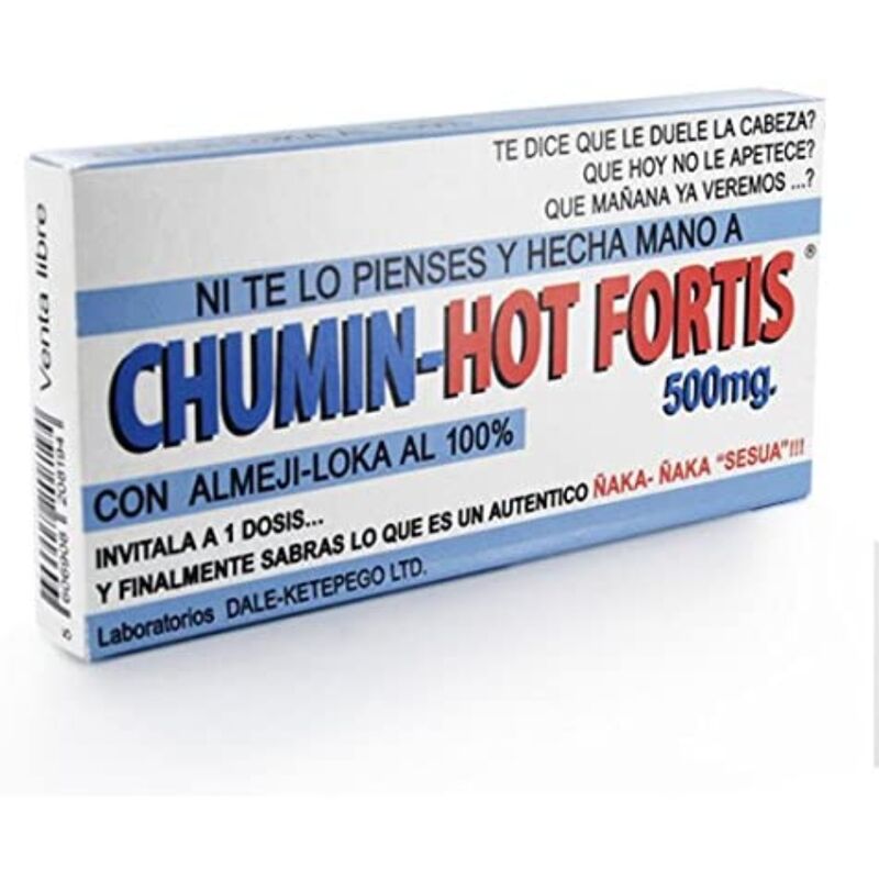 Scatola di caramelle Fortis Chumin-Hot Diablo Goloso con caramelle dolci e piccanti, confezione colorata e attraente