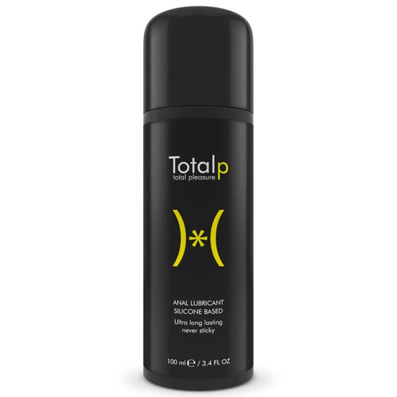 Lubrificante anale a base silicone INTIMATELINE, confezione da 100 ml, con bottiglia trasparente e etichetta bianca e blu.