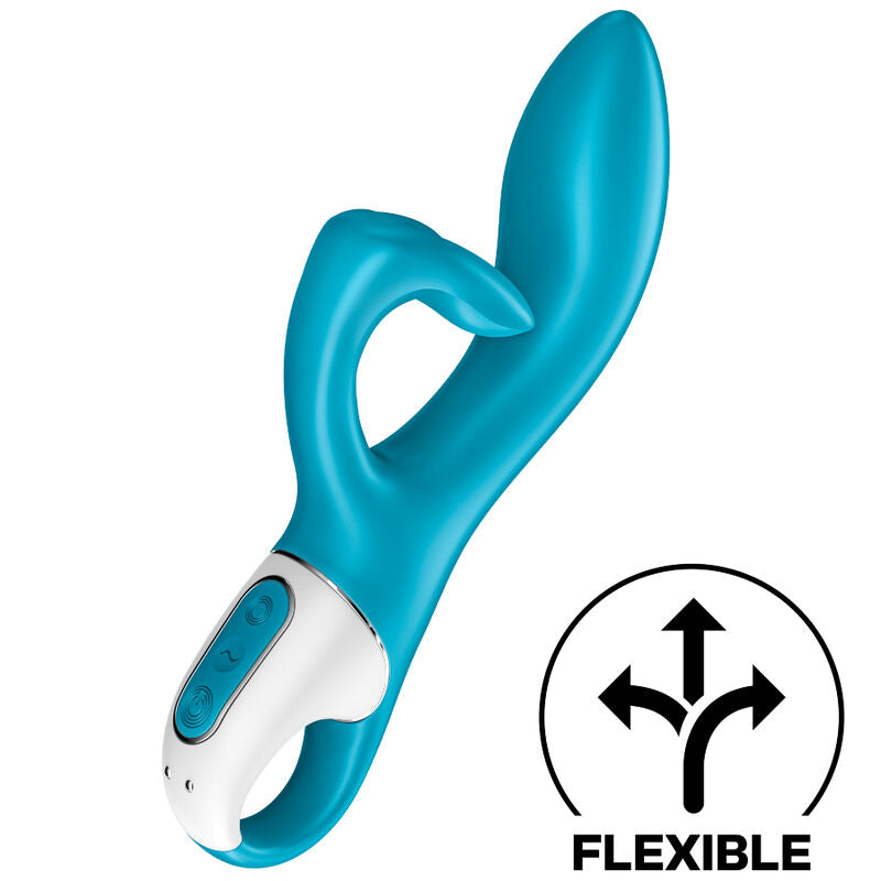 Vibratore Satisfyer Embrace Me G-Spot Berry con design ergonomico e dettagli colorati, ideale per stimolazione del punto G.