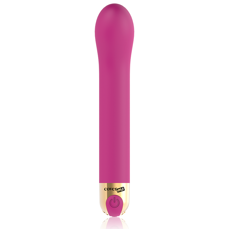 Vibratore G-Spot COVERME con 10 modalità di vibrazione, design ergonomico e superficie liscia per stimolazione precisa.