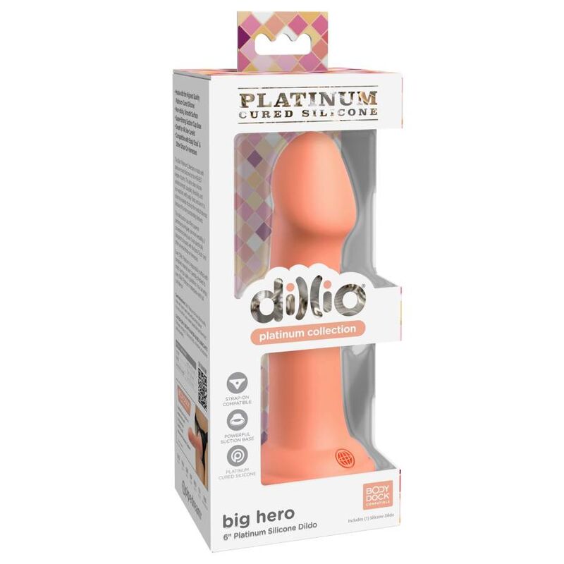 DILLIO Big Hero in plastica arancione, altezza 15,24 cm, con design dettagliato e robusto, perfetto come figura decorativa per bambini.