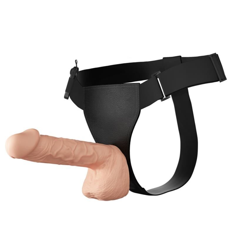 Imbragatura BAILE da 26 cm in pelle naturale, parte della collezione BAILE HARNESS COLLECTION, con dettagli color naturale.