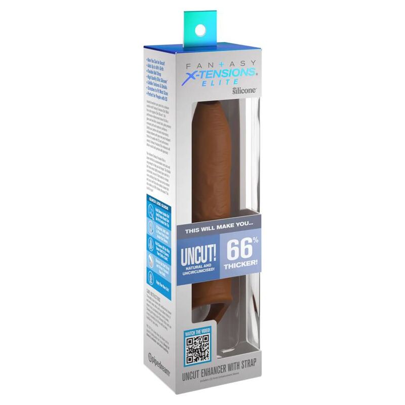 PIPEDREAMS - 17.78 CM UNCUT SLEEVE WITH CARAMEL STRAP