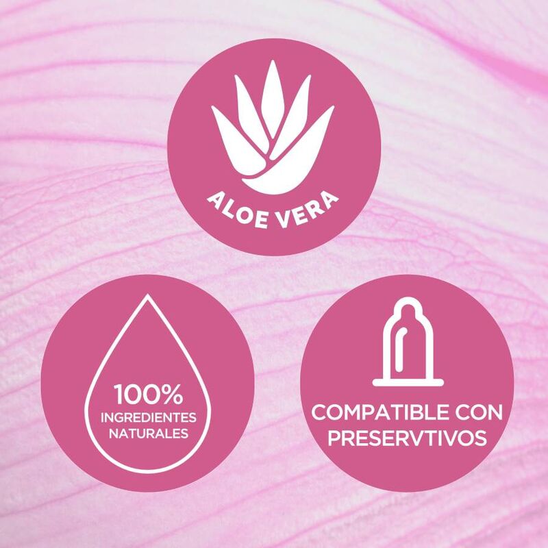 Lubrificante Durex Naturals Extra Sensibile da 100 ml, bottiglia con etichetta chiara e tappo, in primo piano.