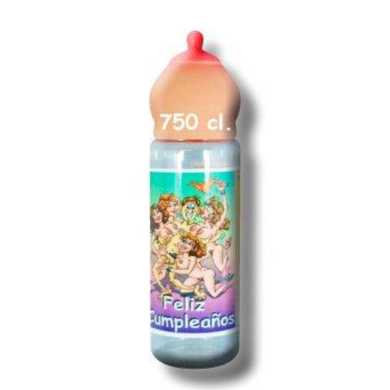 Bottiglia di salsa Diablo Picante Tette Carne di compleanno da 750 ml, salsa piccante in bottiglia con etichetta colorata
