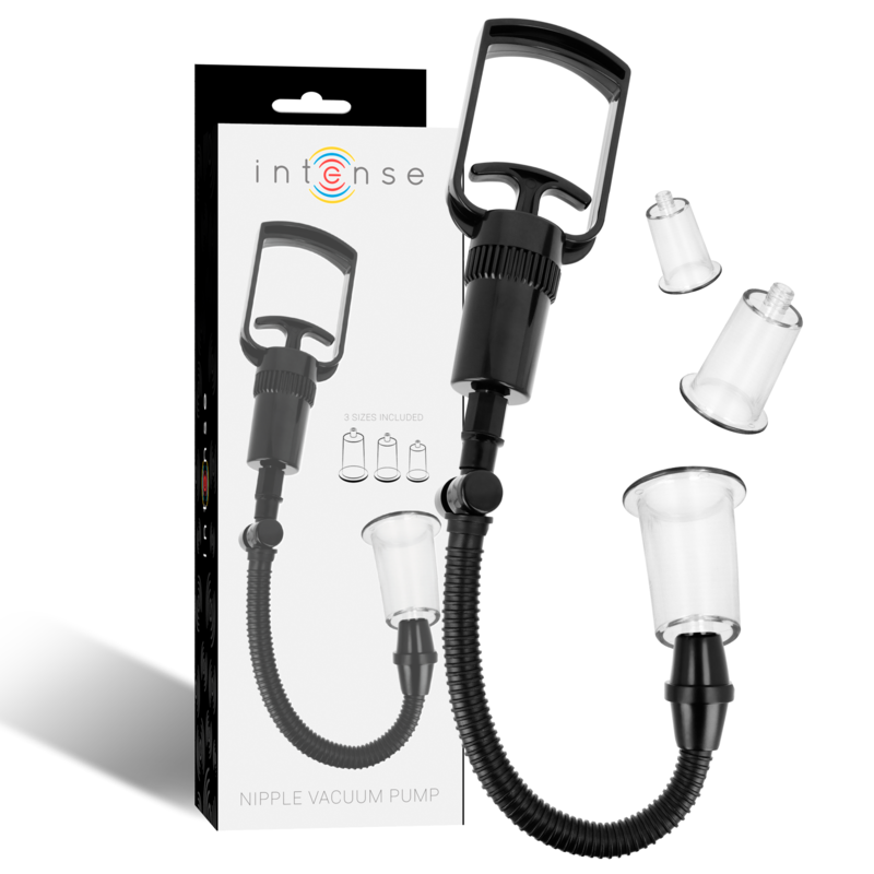 Ventosa unisex INTENSE PUMP per capezzoli, facile da usare, visibile in questa immagine, progettata per il piacere e il benessere.