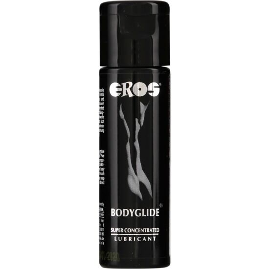 Lubrificante in gel di silicone EROS BODYGLIDE, 30 ml, della linea EROS CLASSIC, con consistenza super concentrata e idrorepellente
