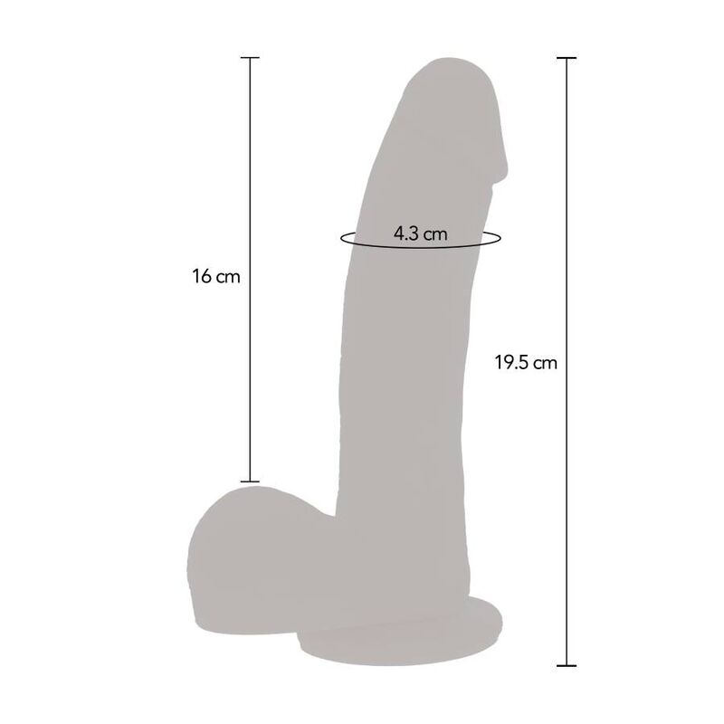 GET REAL - PULSE MAGNETIC CONFIDENCE LEATHER DILDO