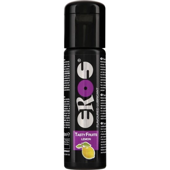 Lubrificante al limone EROS Tasty Frutts, 100 ml, con aroma fresco e naturale, prodotto della linea EROS CLASSIC LINE.