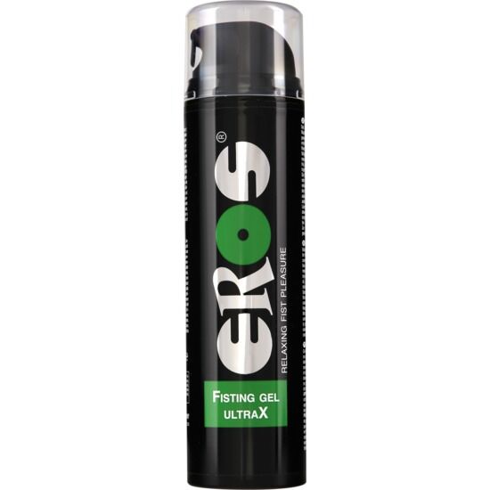 Gel lubrificante EROS Classic Line anal fist ingrandimento, 200 ml, flacone con etichetta e tappo.