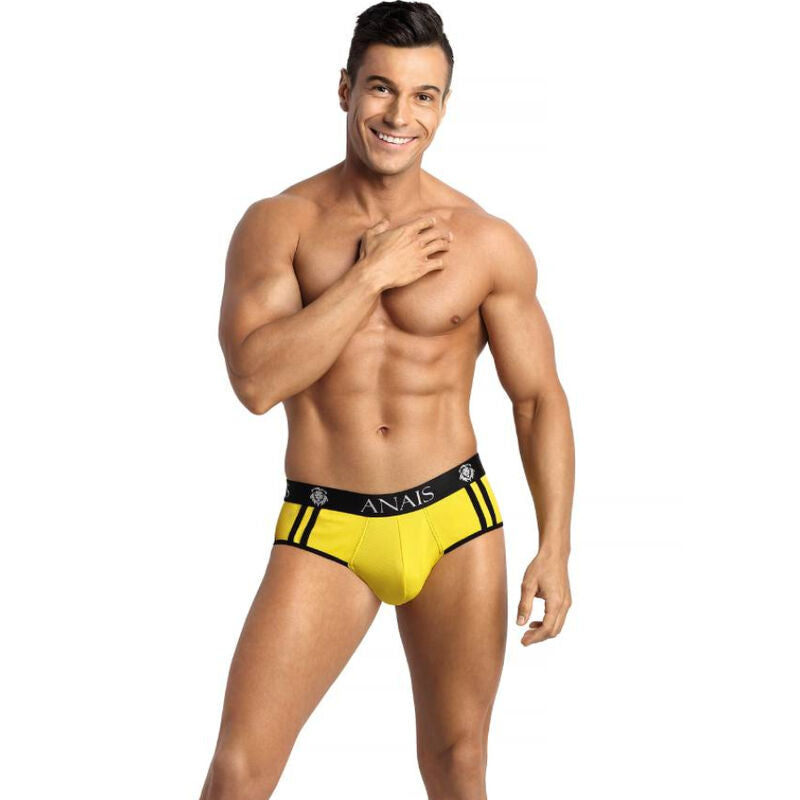 Slip maschile ANAIS MEN Tokio Jock Bikini L in tessuto elastico, colore nero, con dettagli di design moderni.