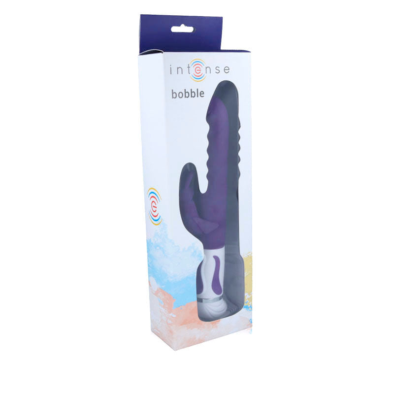 Vibratore rotore INTENSE Bobble in silicone lilla, con design ergonomico e superficie liscia, ideale per stimolazione intensa.