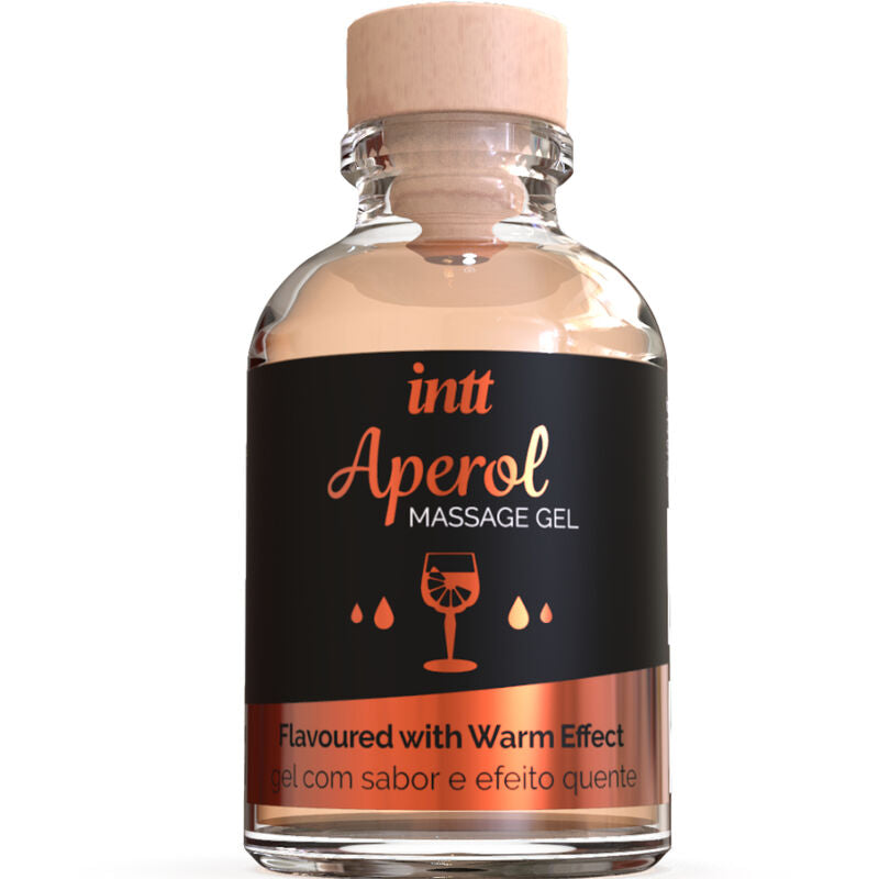Gel da massaggio INTT MASSAGE & ORAL SEX con effetto calore intenso, ideale per massaggi e stimolazioni sensuali.
