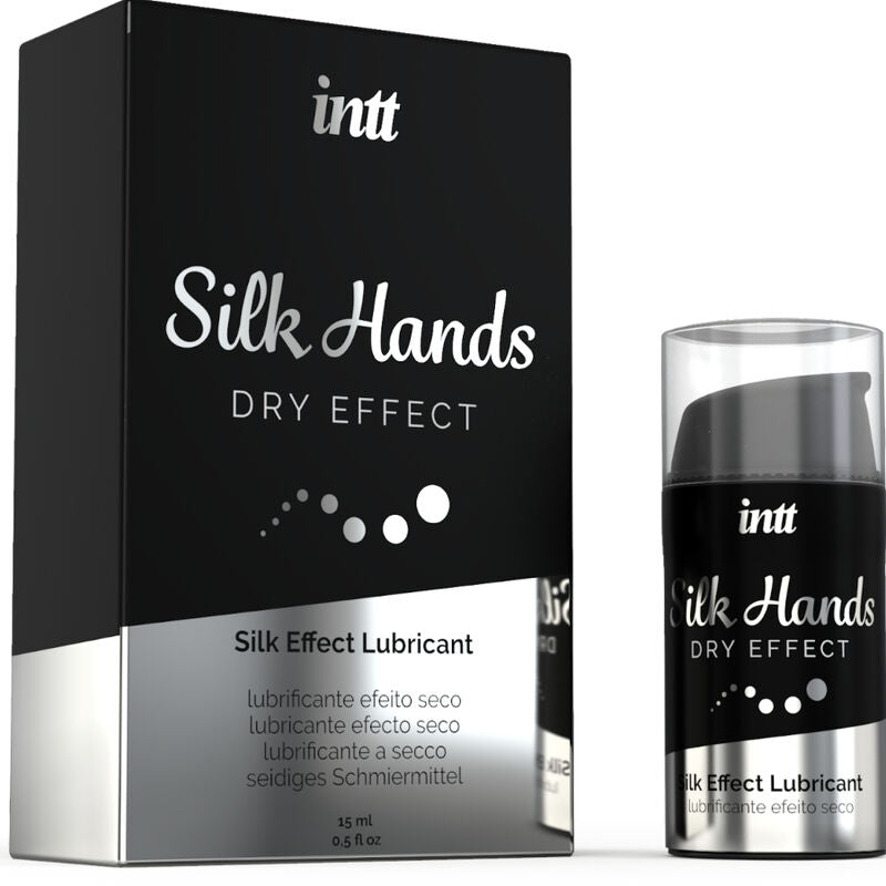 Lubricante mani INTT LUBRICANTS Silk Formula, silicone concentrato, bottiglia da 15 ml, texture liscia e idratante