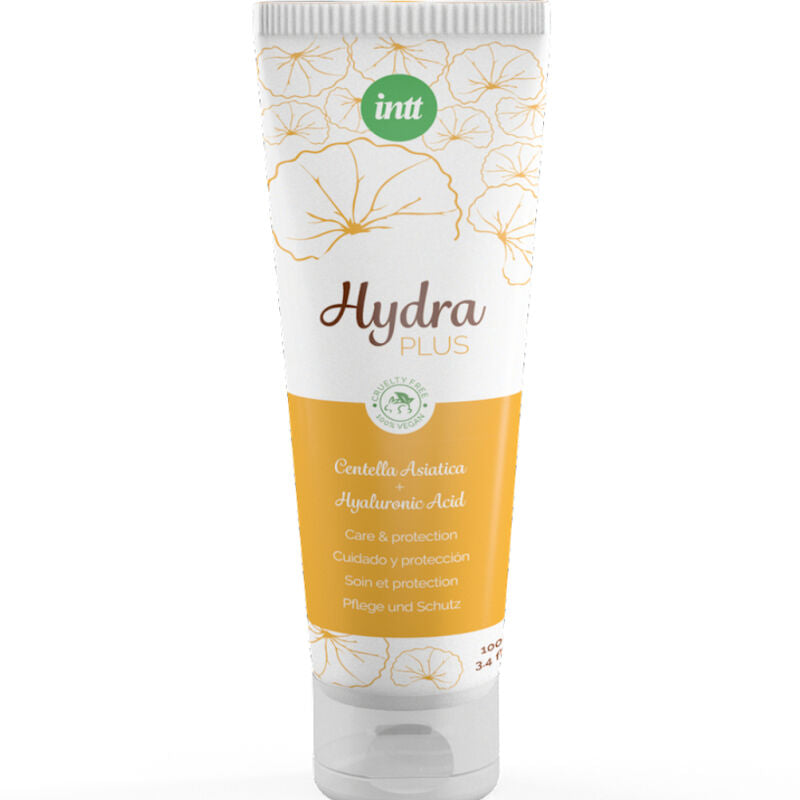 Lubrificante idratante a base acqua INTT Hydra con acido ialuronico, prodotto della linea vegana INTT.