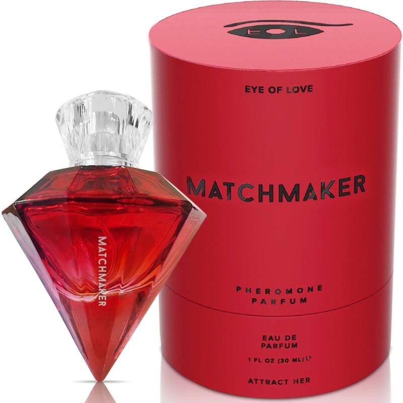 Profumo LGBTQ Eye of Love Matchmaker Red Diamond da 30 ml con fioroni per lei, con profumo seducente e affascinante