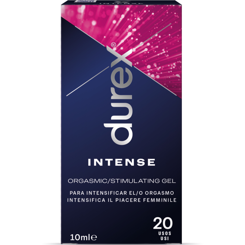 Gel lubrificante orgasmico Durex Lubes, 10 ml, con texture stimolante, ideale per migliorare il piacere durante il rapporto.